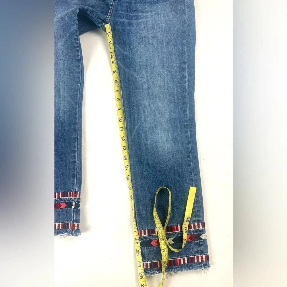 Driftwood Collette Embroidered Crop Jeans - Picture 7 of 10